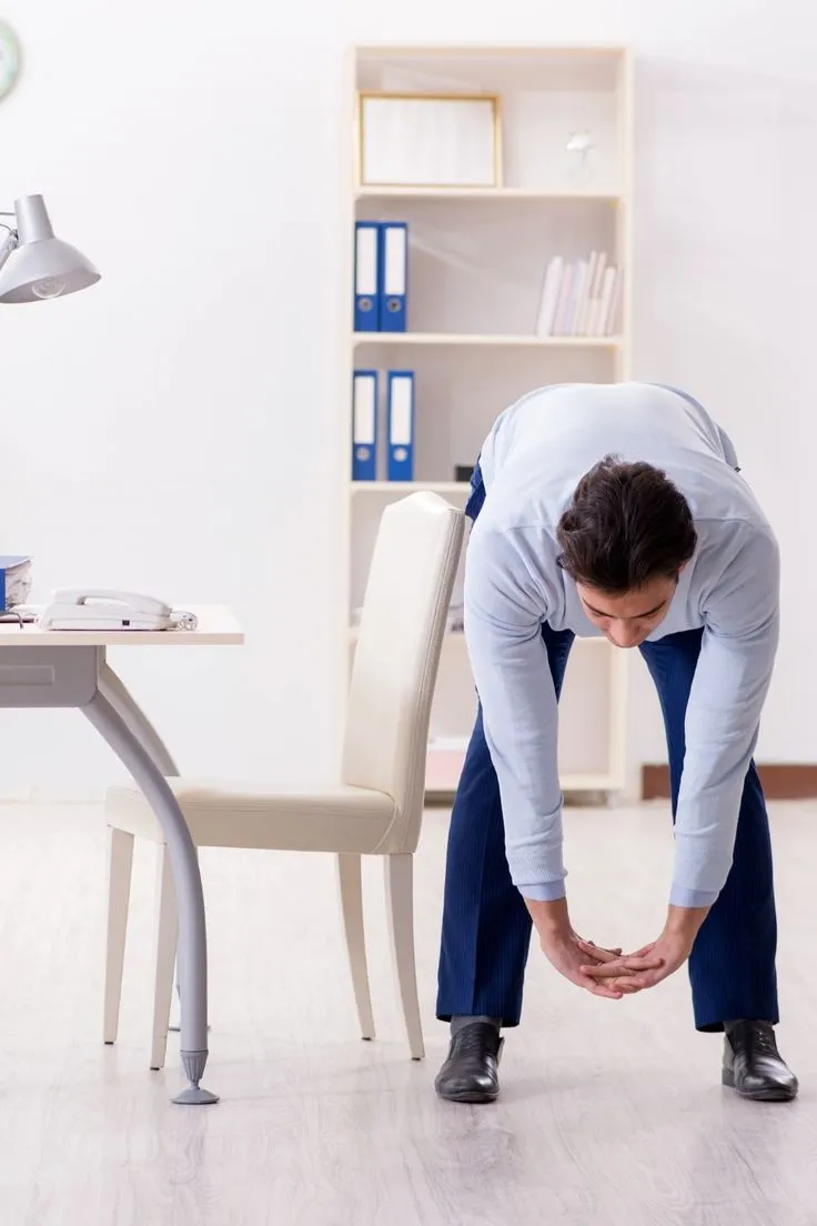 Ergonomische werkplekinrichting met hoekdiagrammen
